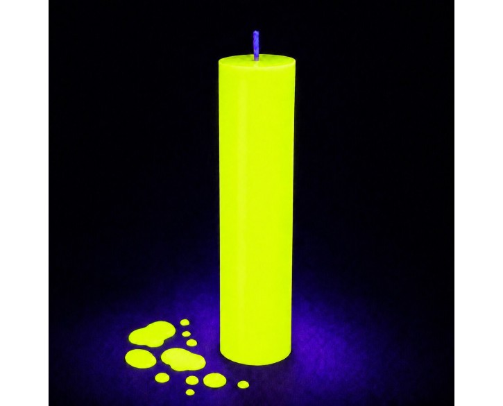 Свічка для WaxPlay Feral Feelings UV-neon 15 см Neon Yellow