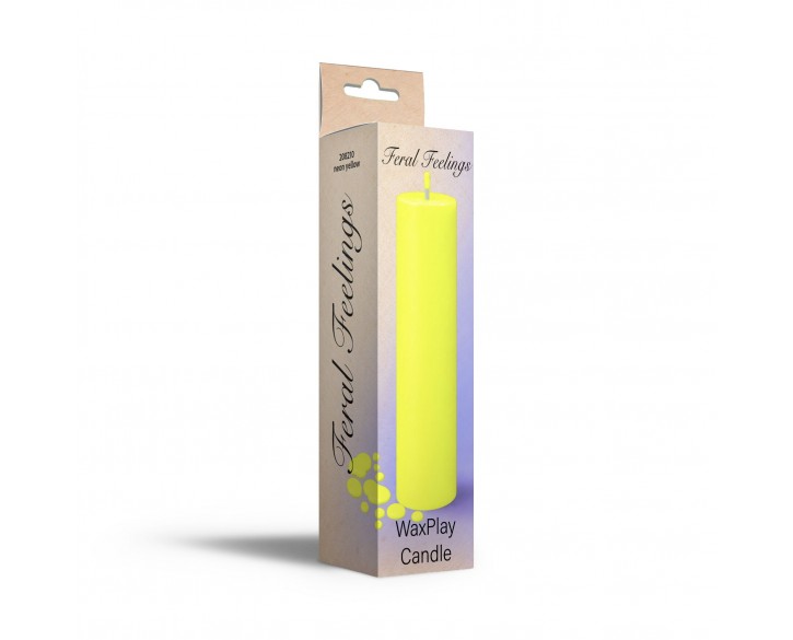 Свічка для WaxPlay Feral Feelings UV-neon 15 см Neon Yellow
