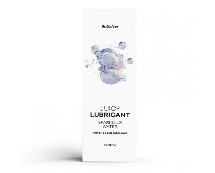 Лубрикант на водній основі Satisfyer Juicy Lubricant Sparkling Water water based 300 мл