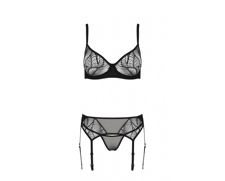 Комплект Passion LEAFA SET black S/M - ECO Passion