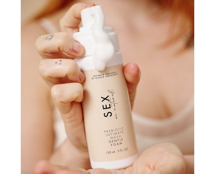 Піна для інтимної гігієни Bijoux Indiscrets Sex Au Naturel Prebiotic Intimate Wash Gentle Foam 150мл