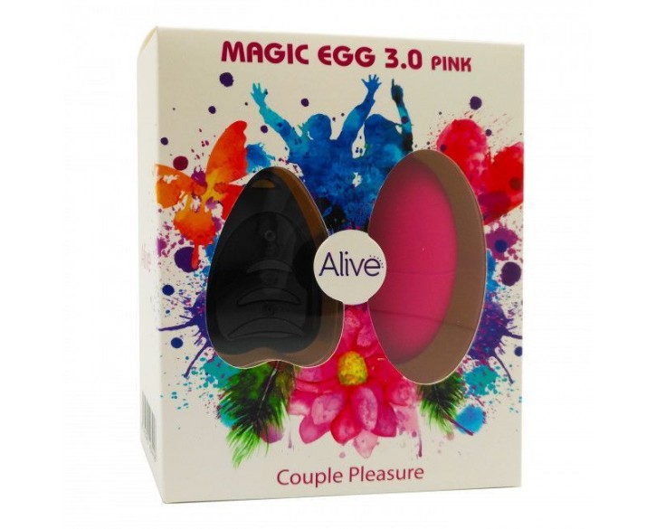 Віброяйце Alive Magic Egg 3.0 Pink із пультом ДУ