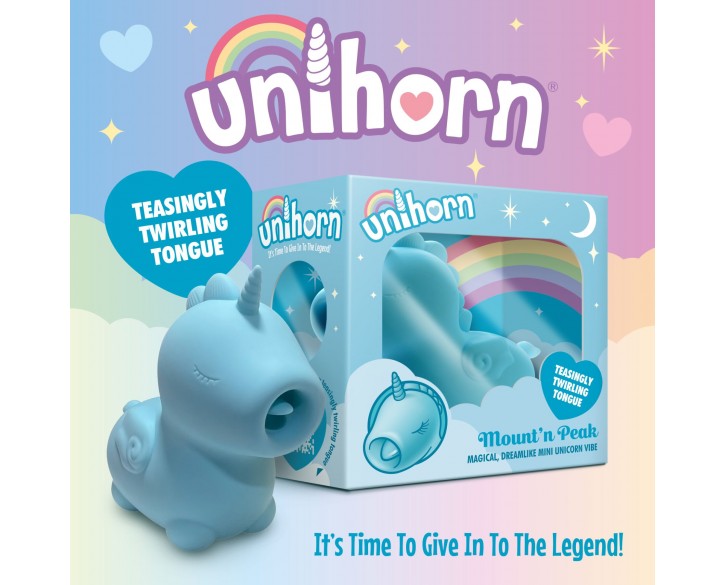 Вібратор-єдиноріжка Unihorn – Mount'n Peak, пестливий язичок