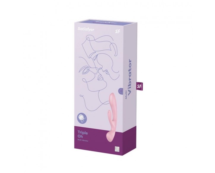 Вібратор-кролик Satisfyer Triple Oh Pink