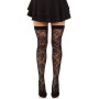 Панчохи Leg Avenue Wild rose net thigh highs One Size