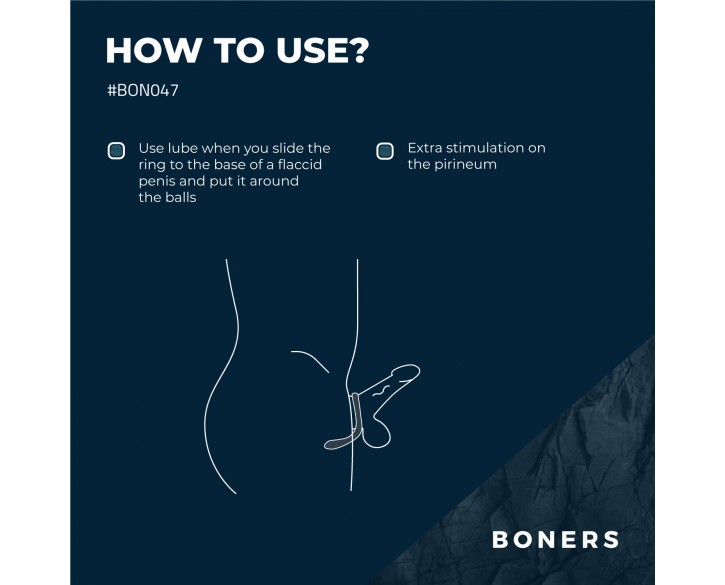 Ерекційне кільце Boners Cock ring