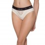 Трусики з широкою гумкою і мереживом Passion PS001 PANTIES ecru, size XL