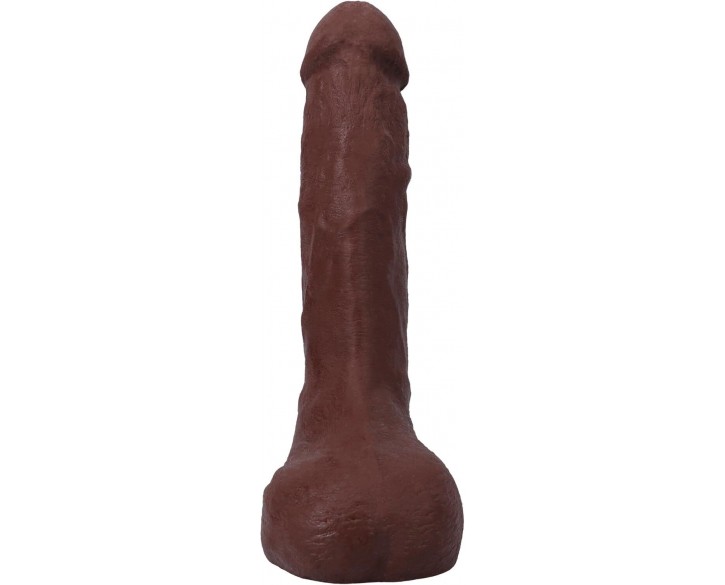 Фалоімітатор, що кінчає Doc Johnson The Realistic Cock ULTRASKYN - Squirting 9,5 Inch Chocolate