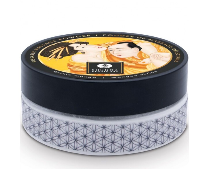 Смачна пудра для оральних пестощів Shunga Body Powder – Luscious Mango (75 гр)