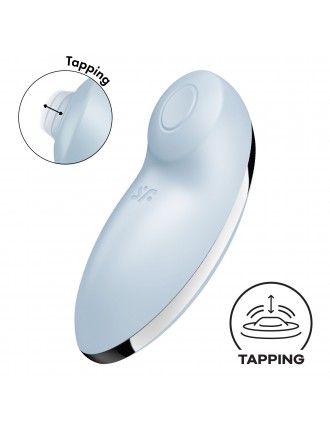 Вібростимулятор-пульсатор Satisfyer Tap & Climax 2 Blue