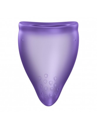 Менструальна чаша Fun Factory FUN CUP SIZE B Black Currant, багаторазова, діаметр 4,3 см, об’єм 30 мл