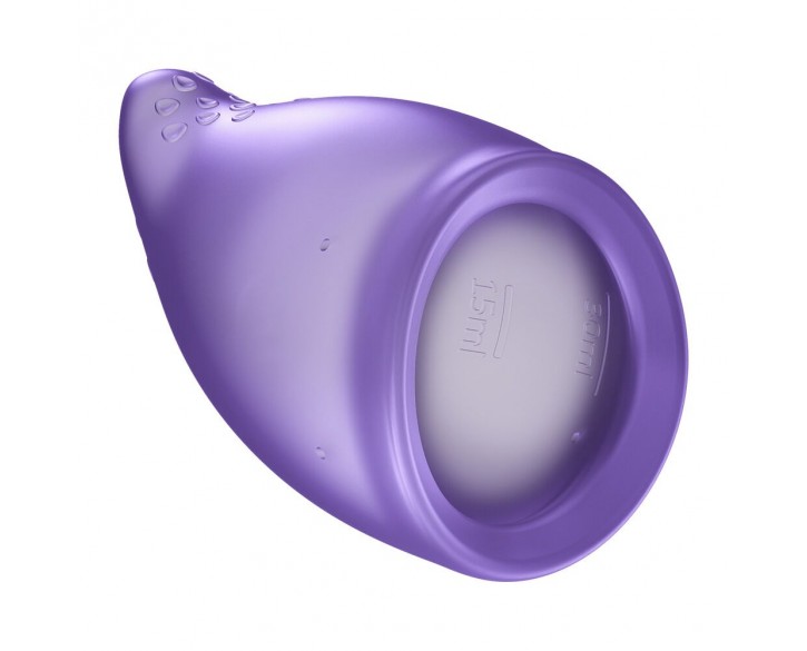 Менструальна чаша Fun Factory FUN CUP SIZE B Black Currant, багаторазова, діаметр 4,3 см, об’єм 30 мл