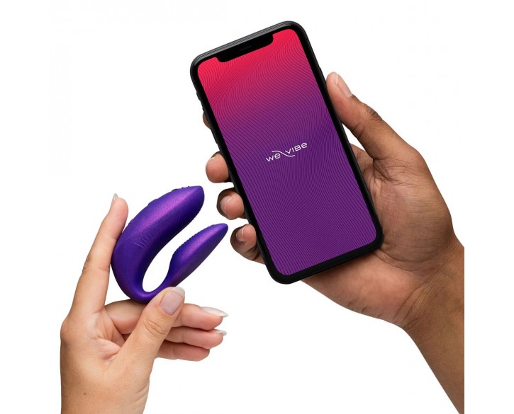 Смарт-вібратор для пар We-Vibe Chorus Pro Cosmic Purple
