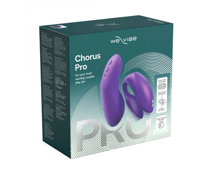 Смарт-вібратор для пар We-Vibe Chorus Pro Cosmic Purple