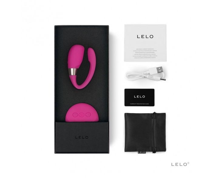 Вібратор для пар LELO Tiani 3 Cerise, 2 мотори, пульт ДК