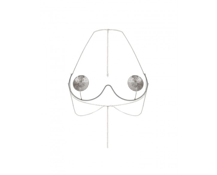 Прикраса на груди Obsessive Kisselie jewelry bra