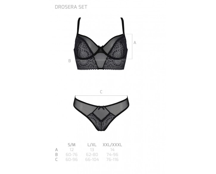 Комплект Passion DROSERA SET black S/M - ECO Passion