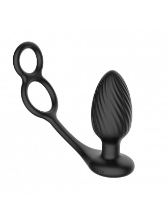 Анальна вібропробка Nexus Tornado Cock and Ball Ring