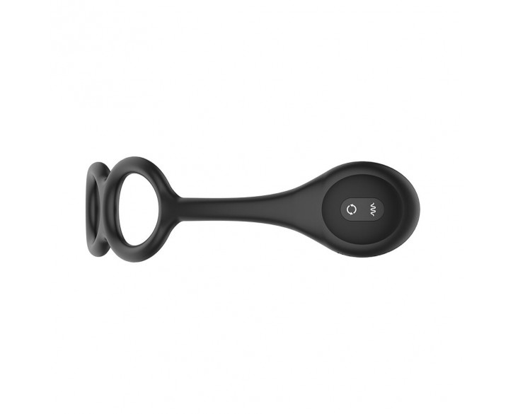 Анальна вібропробка Nexus Tornado Cock and Ball Ring