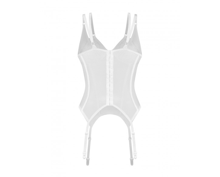 Корсет Obsessive Arrowel White corset S/M
