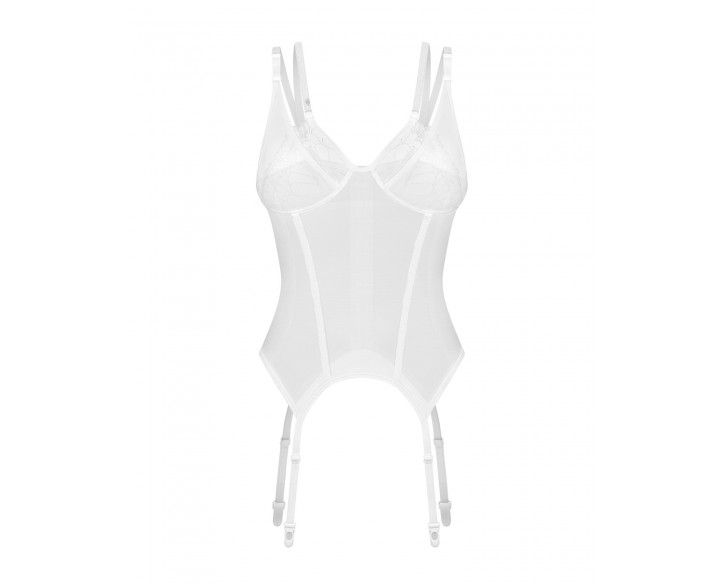 Корсет Obsessive Arrowel White corset S/M