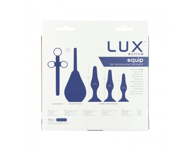 Набір анальних іграшок для новачків Lux Active – Equip – Silicone Anal Training Kit