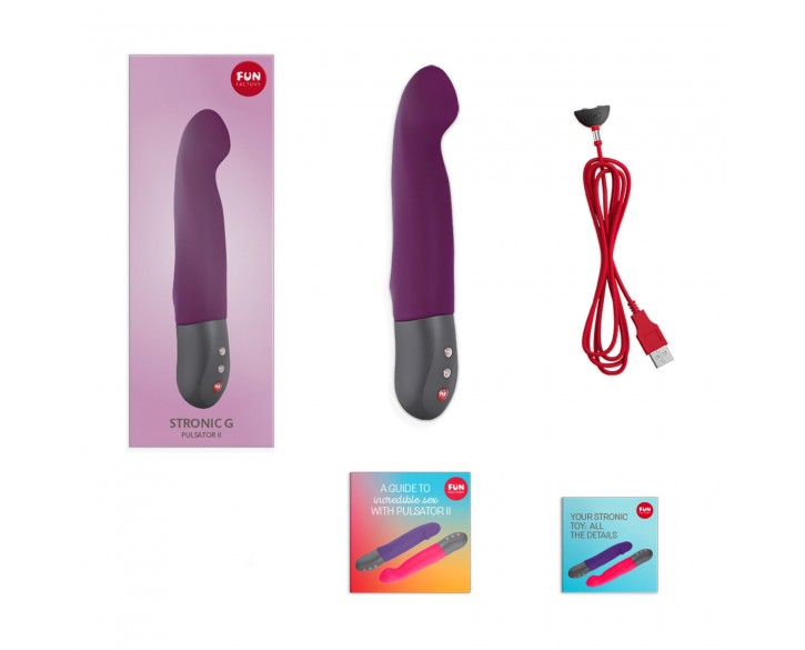 Пульсатор для точки G Fun Factory STRONIC G FORTE sage green, 8 режимів, суперпотужний