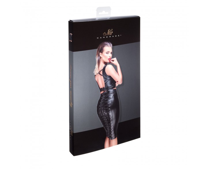 Спідниця Noir Handmade F152 Powerwetlook pencil skirt - 3XL