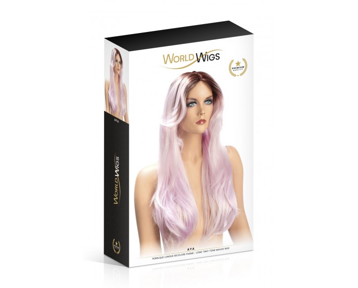 Перука World Wigs AYA LONG TWO-TONE MAUVE