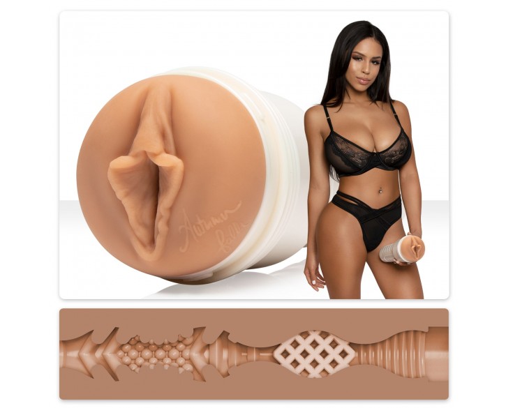 Мастурбатор Fleshlight Girls: Autumn Falls - Cream, зі зліпка вагіни, дуже ніжний