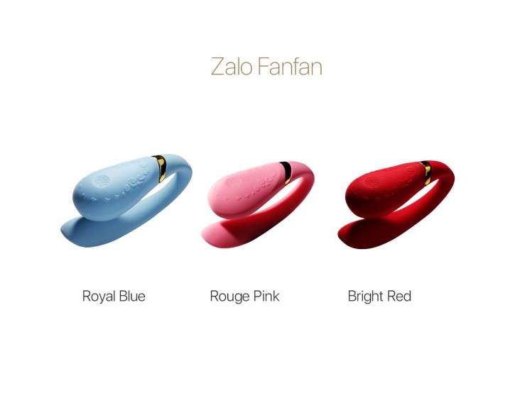 Смартвібратор для пар Zalo — Fanfan Bright Red