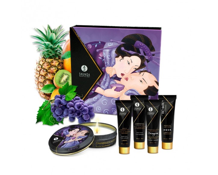 Подарунковий набір Shunga Geishas Secrets – Exotic Fruits для розкішної ночі вдвох