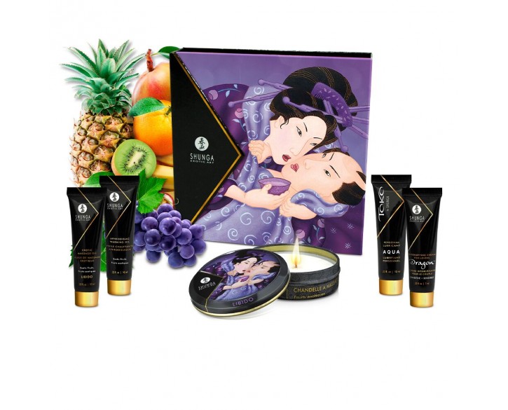 Подарунковий набір Shunga Geishas Secrets – Exotic Fruits для розкішної ночі вдвох