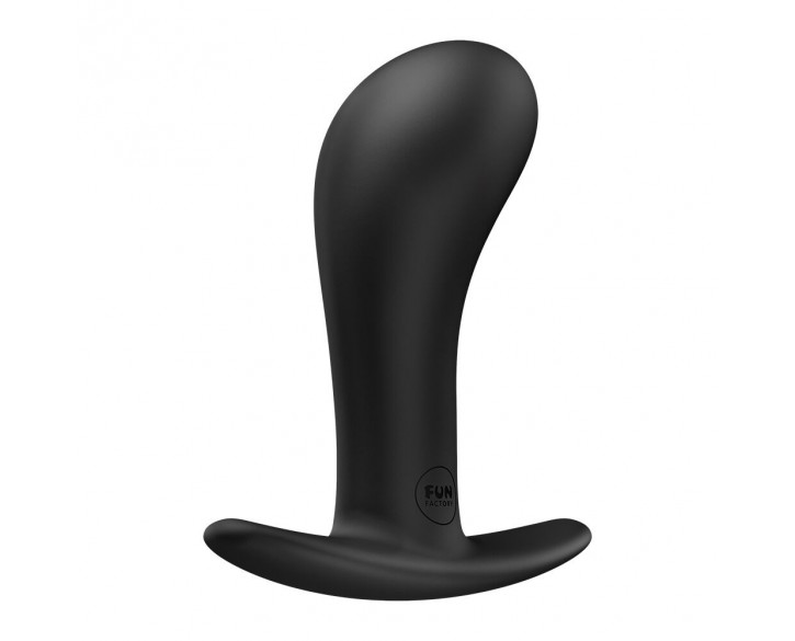 Анальна пробка Fun Factory BOOTIE L Black, діаметр 3,8 см, тонкий обмежувач