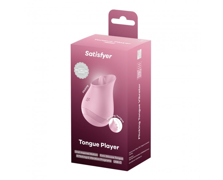 Вібростимулятор для клітора Satisfyer Tongue Player з язичком