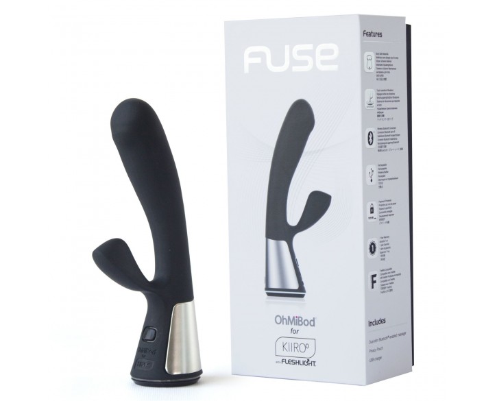 Інтерактивний вібратор-кролик Ohmibod Fuse for Kiiroo Black