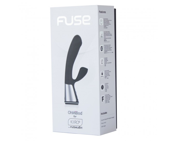 Інтерактивний вібратор-кролик Ohmibod Fuse for Kiiroo Black