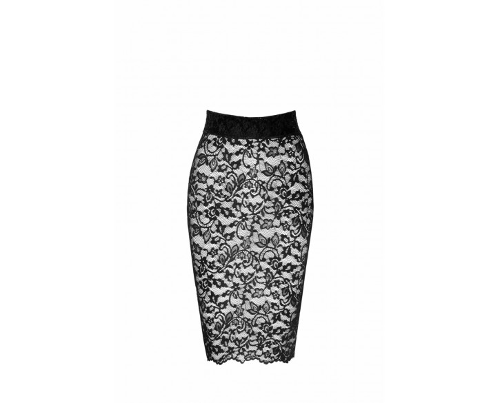 Спідниця Noir Handmade F302 Ambivalence lace up midi skirt - 3XL