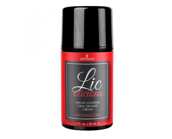 Гель для мінету Sensuva Lic-o-licious Watermelon (50 мл), оліїстий, без цукру