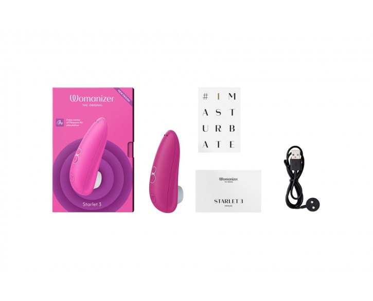 Вакуумний кліторальний стимулятор Womanizer Starlet 3 PINK