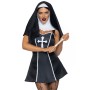 Костюм черниці Leg Avenue Naughty Nun XS, сукня, головний убір