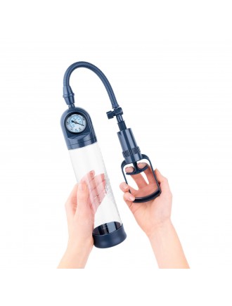 Вакуумна помпа для пеніса Boners Penispump With Pressure Gauge