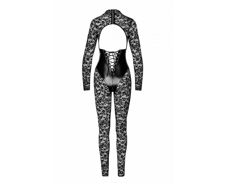 Комбінезон Noir Handmade F299 Enigma lace catsuit with underbust bodice - XL