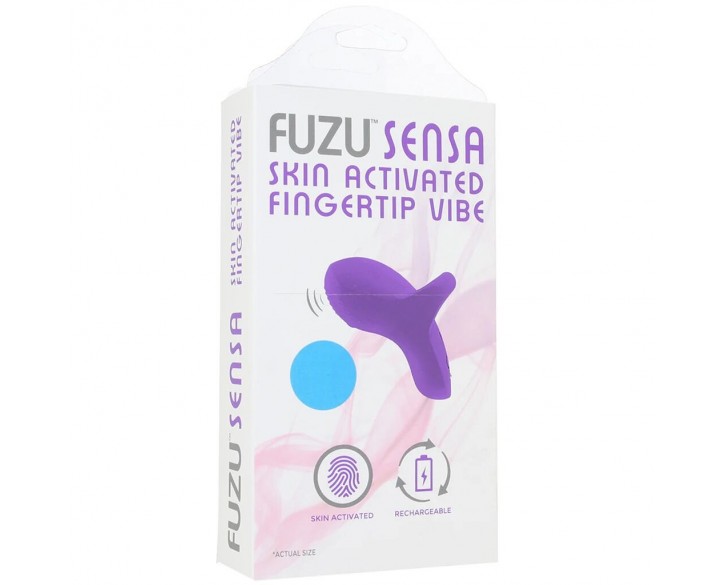 Вібратор на палець FUZU Sensa Skin Activated Fingertip Vibe – Pastel Blue, сенсорне керування, 8 режимів