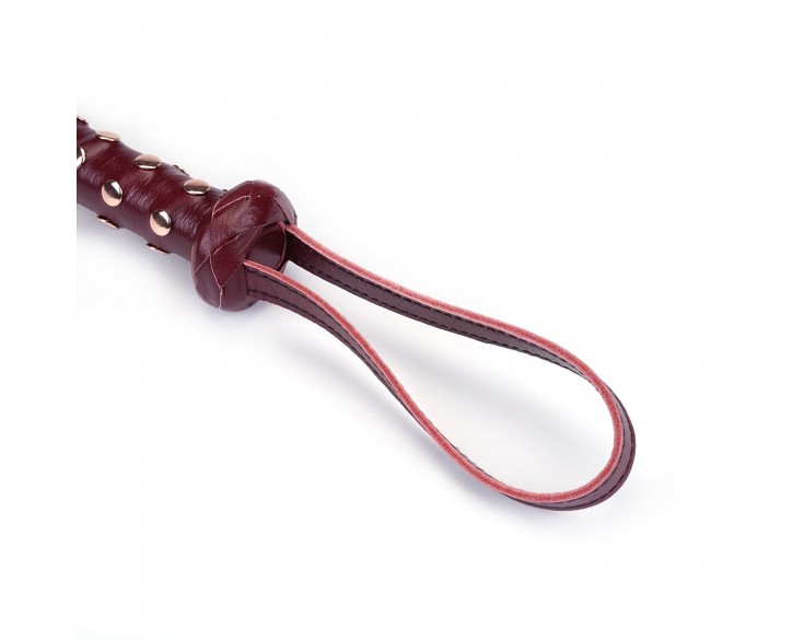 Флогер Liebe Seele Wine Red Studded Flogger