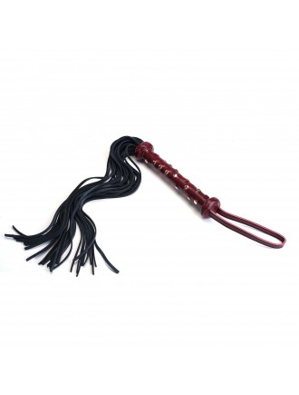 Флогер Liebe Seele Wine Red Studded Flogger