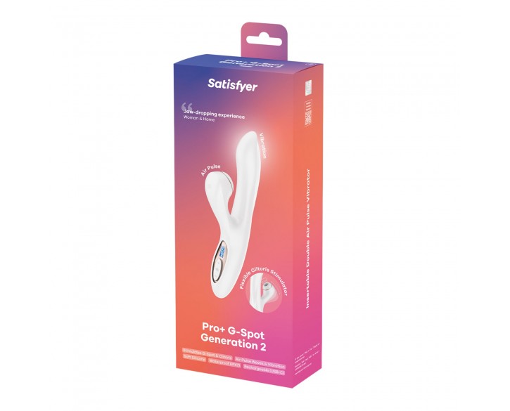Вакуумний вібратор-кролик Satisfyer Pro+ G-Spot Generation 2 White