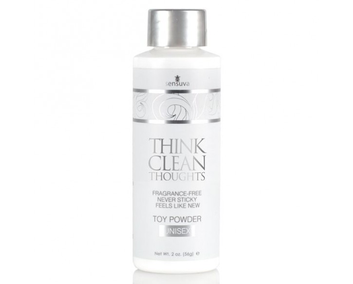 Пудра для догляду за іграшками Sensuva Think Clean Thoughts Toy Powder (56 г)