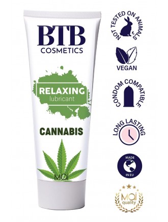 Змазка на гібридній основі BTB Relaxing Lubricant Cannabis (100 мл)