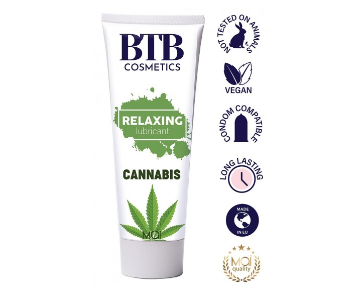 Змазка на гібридній основі BTB Relaxing Lubricant Cannabis (100 мл)